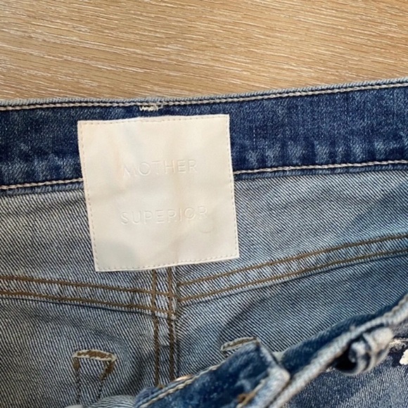 Mother jeans, the vagabond cuff short, spooky voodoo High Waisted Size 23 XS. - Picture 6 of 6
